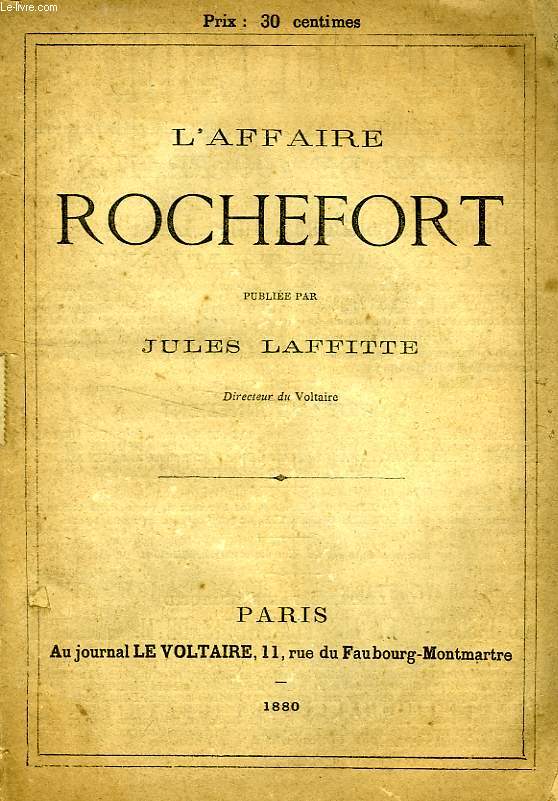 L'AFFAIRE ROCHEFORT
