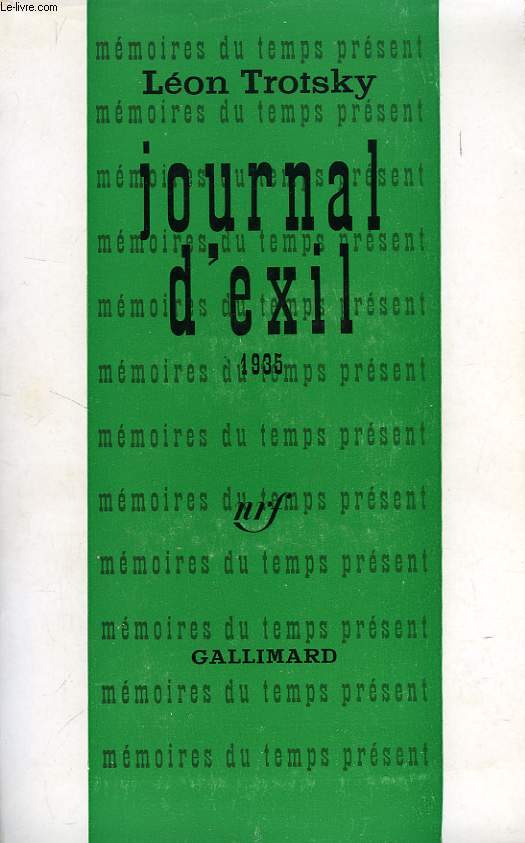 JOURNAL D'EXIL, 1935