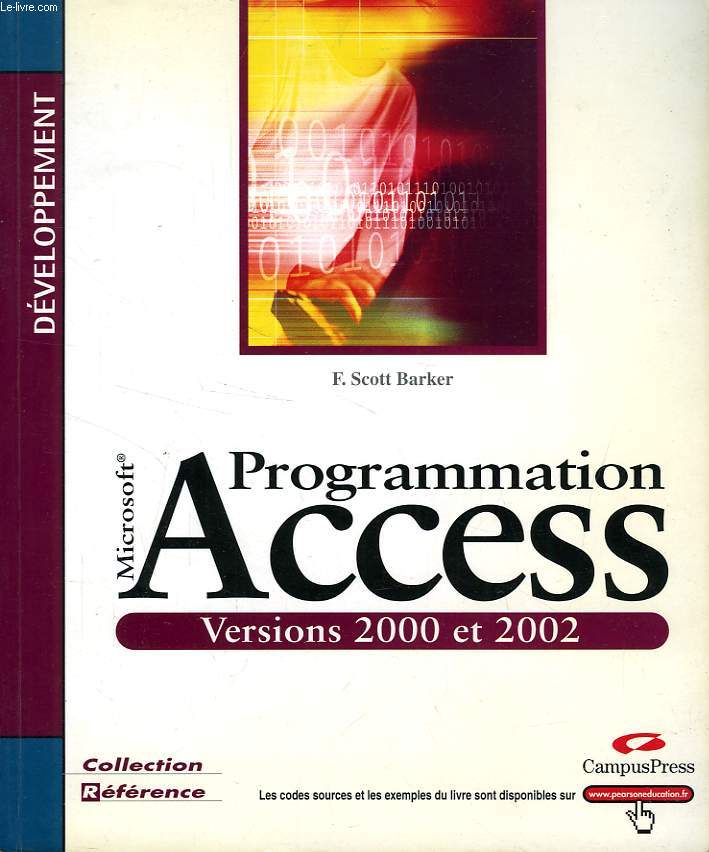 PROGRAMMATION AVEC ACCESS 2000 ET 2002
