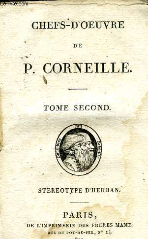 CHEFS-D'OEUVRE DE P. CORNEILLE, TOME II
