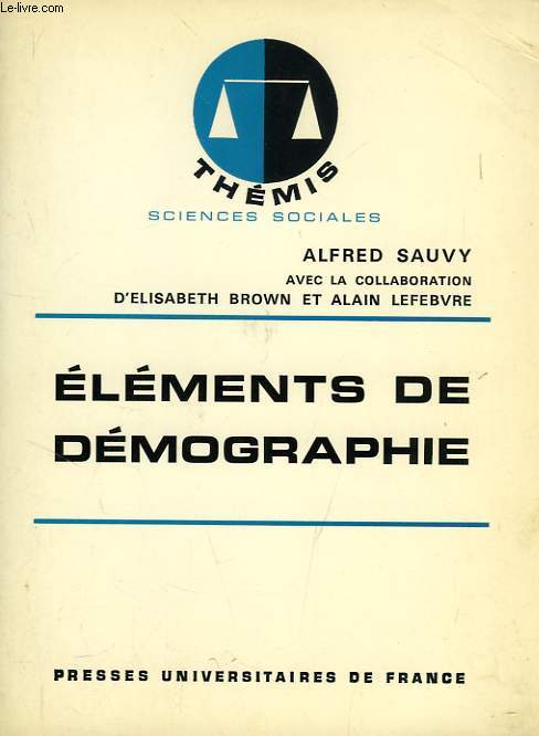 ELEMENTS DE DEMOGRAPHIE
