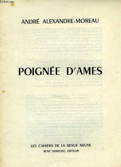 POIGNEE D'AMES