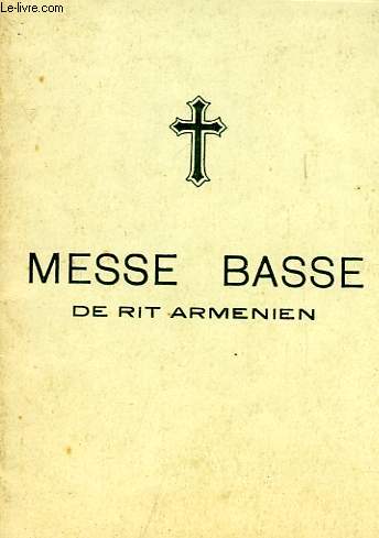 MESSE BASSE DE RIT ARMENIEN