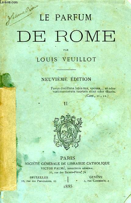 LE PARFUM DE ROME, TOME II