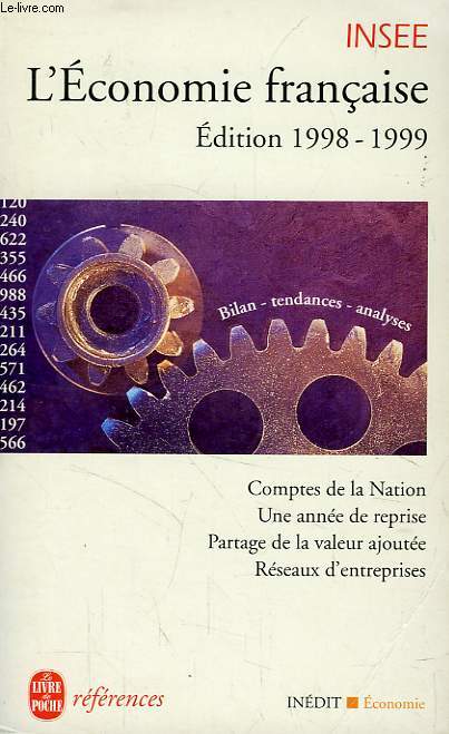 L'ECONOMIE FRANCAISE, EDITION 1998-1999 (INSEE)
