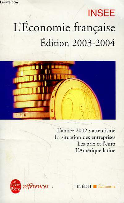 L'ECONOMIE FRANCAISE, EDITION 2003-2004 (INSEE)