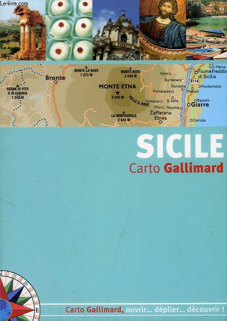 SICILE, CARTO GALLIMARD