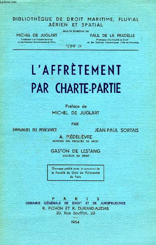L'AFFRETEMENT PAR CHARTE-PARIE