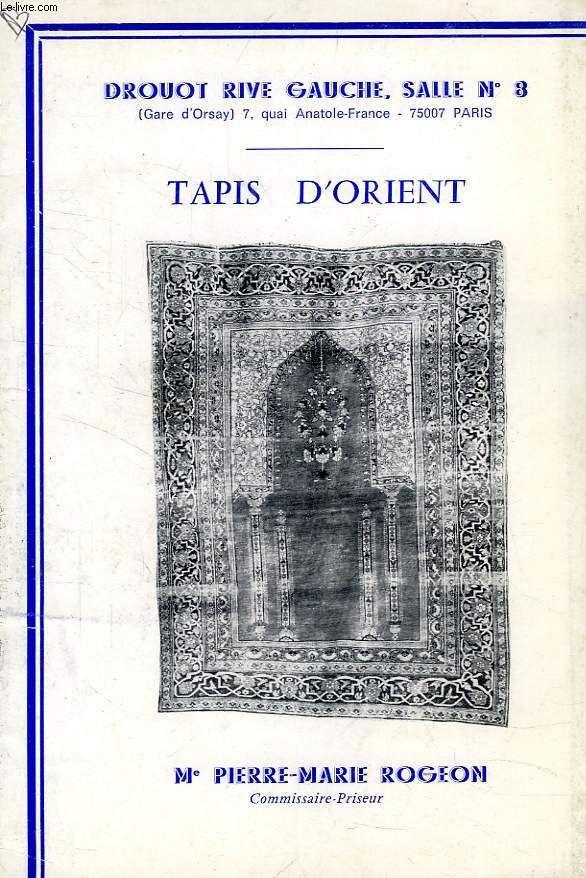 TAPIS D'ORIENT (CATALOGUE)