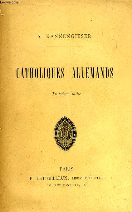 CATHOLIQUES ALLEMANDS