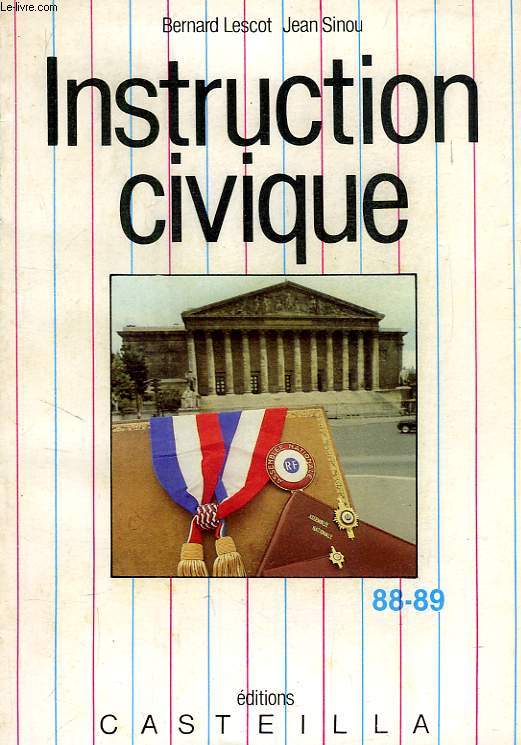 AIDE-MEMOIRE D'INSTRUCTION CIVIQUE, 1988-1989