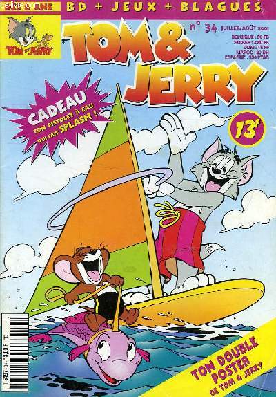 TOM & JERRY, N 34, JUILLET-AOUT 2001