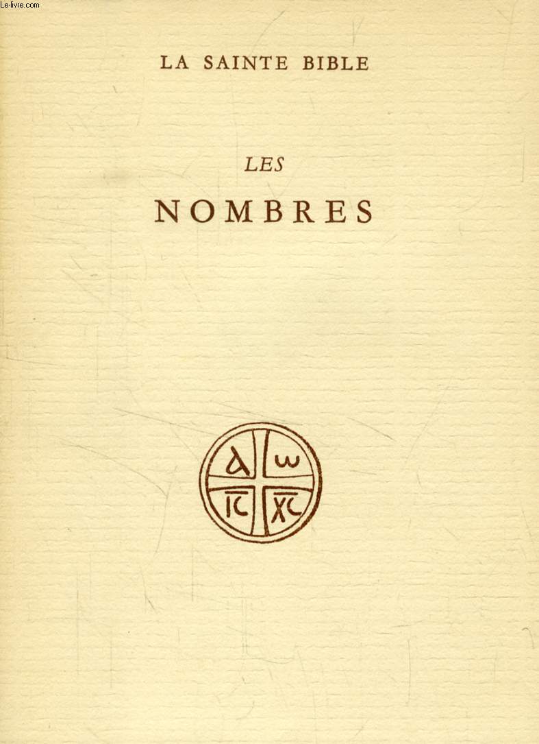 LES NOMBRES (Collection 'LA SAINTE BIBLE')