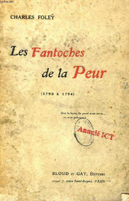 LES FANTOCHES DE LA PEUR (1792  1794)