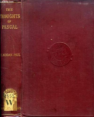 THE THOUGHTS OF BLAISE PASCAL