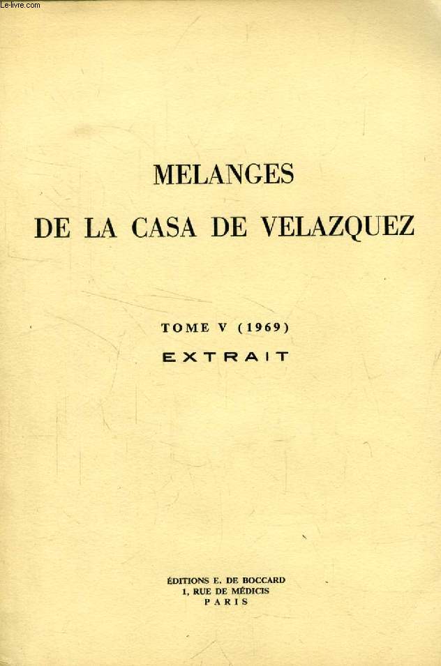 MELANGES DE LA CASA VELAZQUEZ, TOME V (1969), EXTRAIT, SUR 'EL DIVINO NARCISO' DE SOR JUANA INES DE LA CRUZ