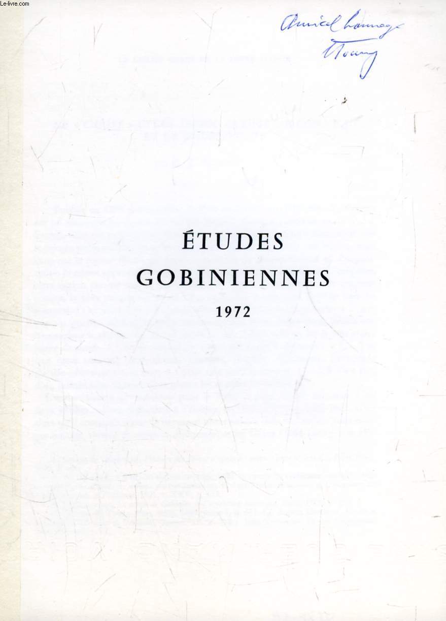 ETUDES GOBINIENNES, 1972 (EXTRAIT), LE 'CHRIST' CYRUS SELON ARTHUR DE GOBINEAU ET LE LIVRE D'ISAIE