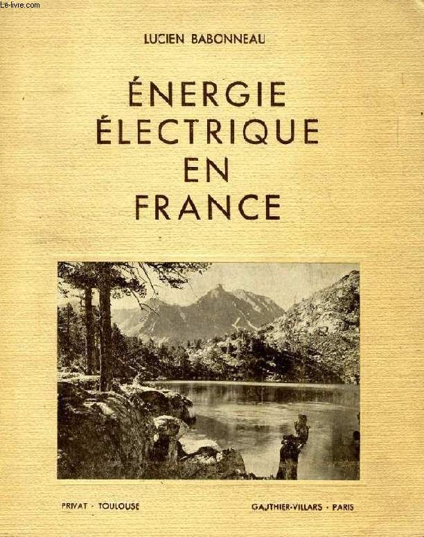 ENERGIE ELECTRIQUE EN FRANCE