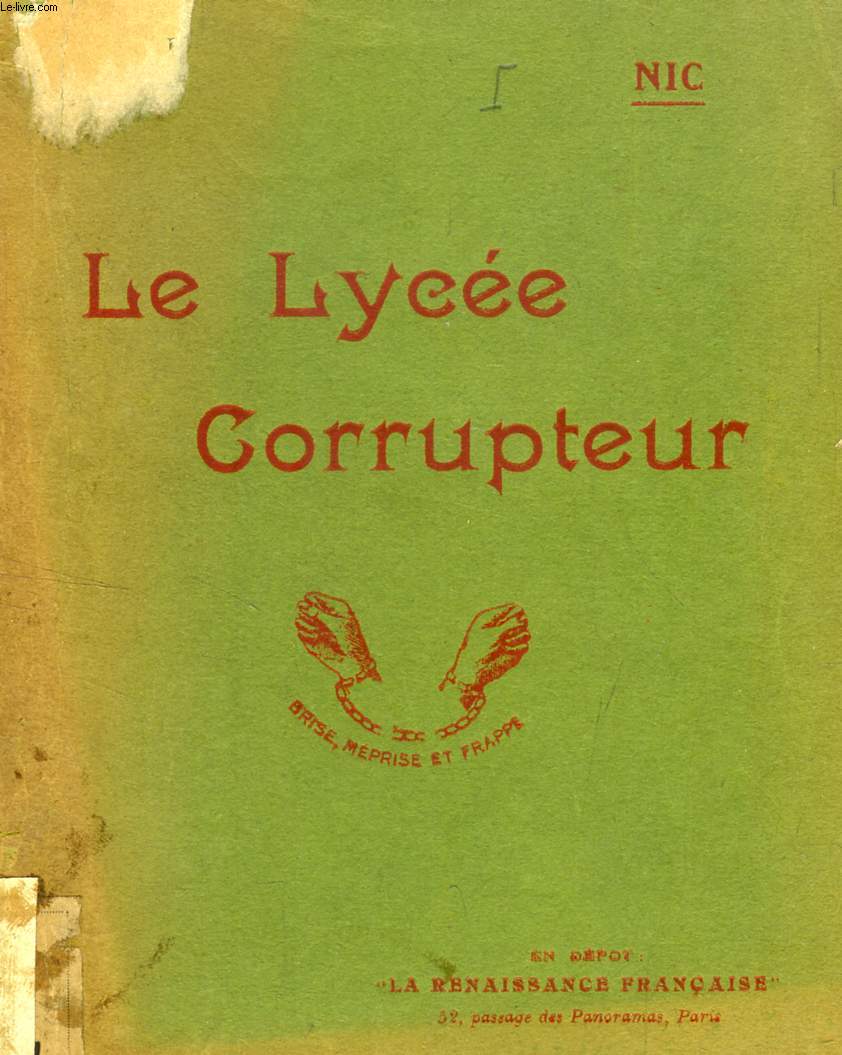 LE LYCEE CORRUPTEUR