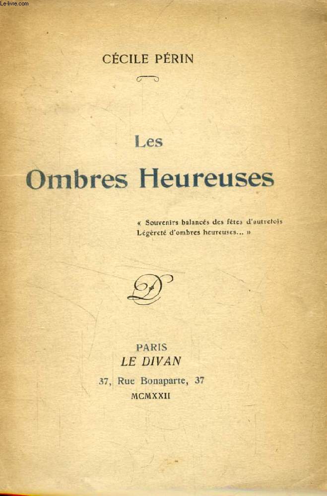 LES OMBRES HEUREUSES