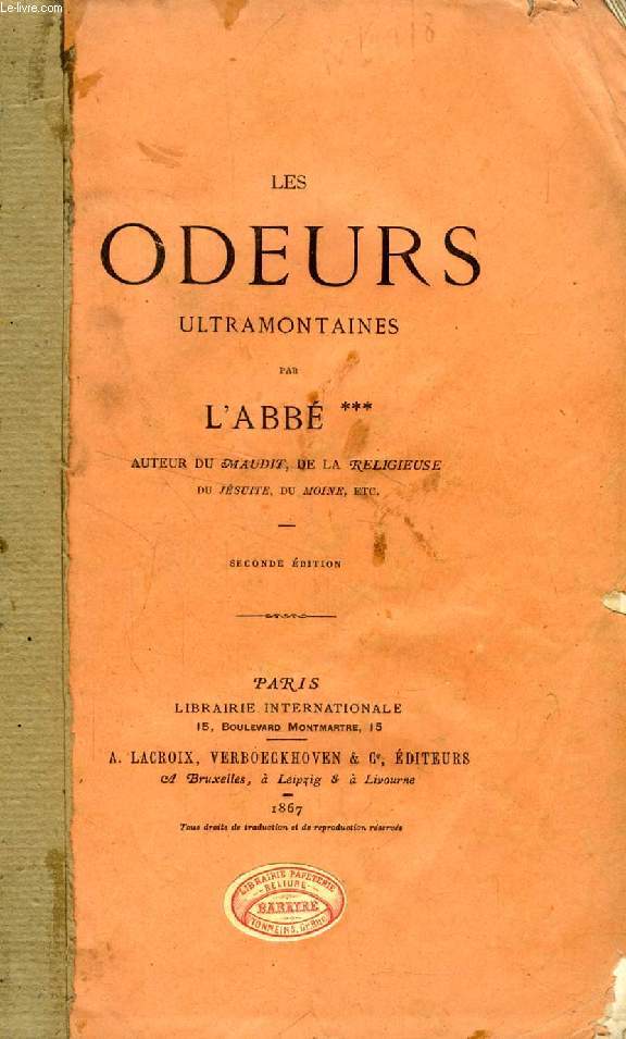 LES ODEURS ULTRAMONTAINES