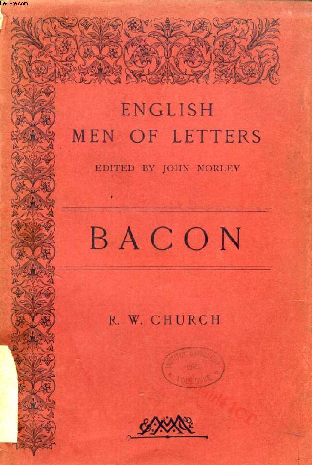 BACON (English Men of Letters)
