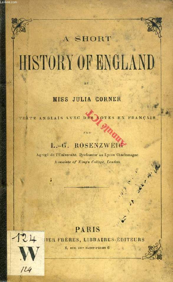 A SHORT HISTORY OF ENGLAND