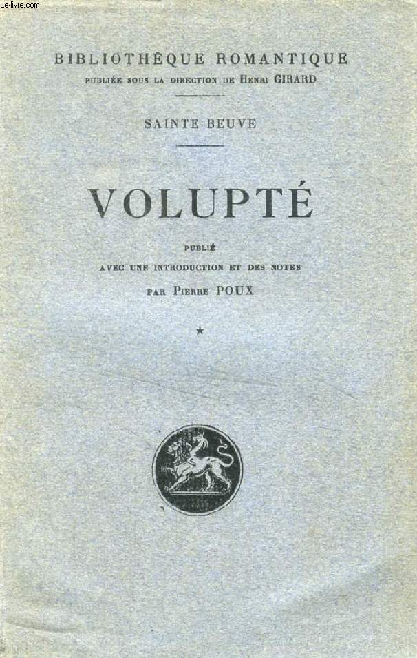 VOLUPTE, 2 TOMES