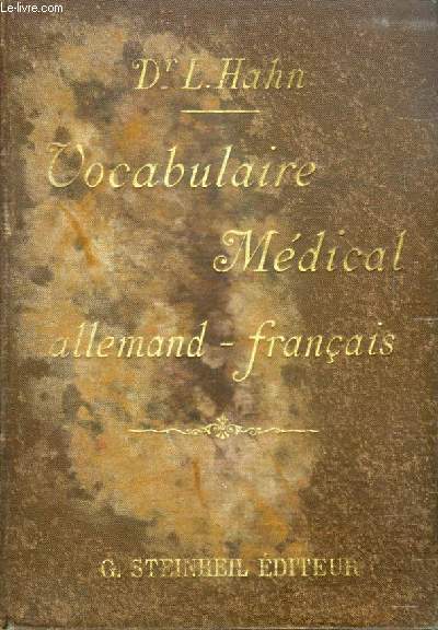 VOCABULAIRE MEDICAL ALLEMAND-FRANCAIS