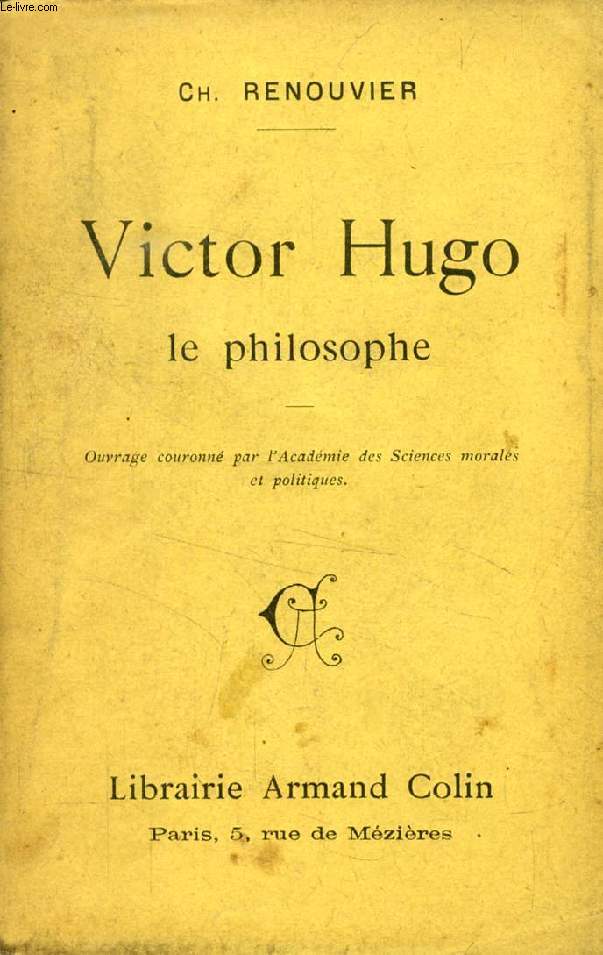 VICTOR HUGO LE PHILOSOPHE