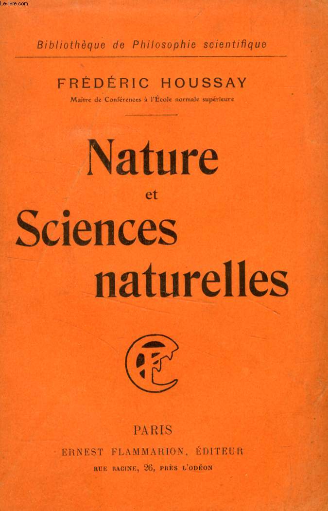 NATURE ET SCIENCES NATURELLES
