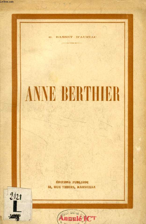 ANNE BERTHIER