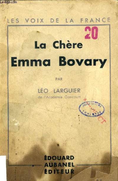LA CHERE EMMA BOVARY