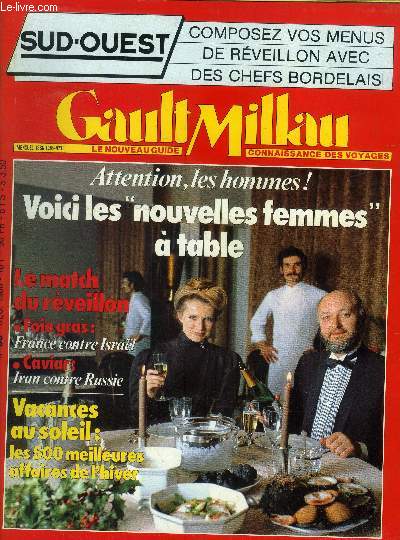 Le nouveau Guide Gault-Millau Sud-Ouest n 55 - Dcembre 1980 : Voici les 