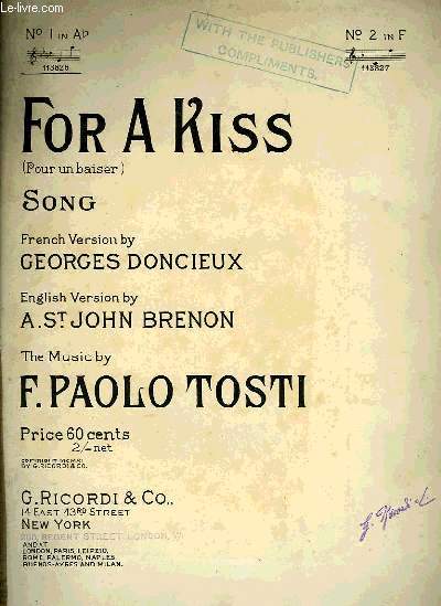 FOR A KISS