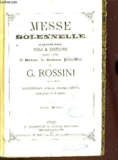 MESSE SOLENNELLE