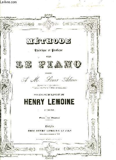 METHODE THEORIQUE ET PRATIQUE POUR LE PIANO