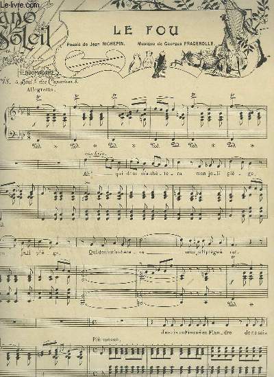 PIANO SOLEIL - N5 DU 3 FEVRIER 1901 : LE FOU + RING BELL.