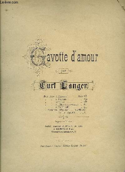 GAVOTTE D'AMOUR