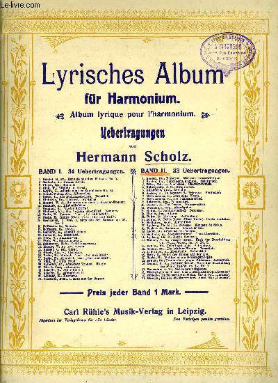 LYRISCHES ALBUM FUR HARMONIUM (ALBUM LYRIQUE POUR L'HARMONIUM)