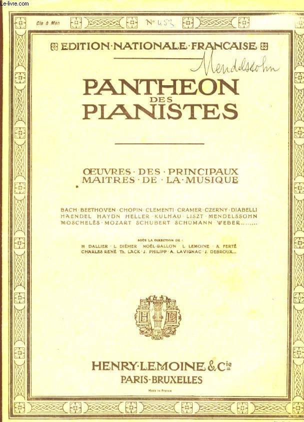 PANTHEON DES PIANISTES