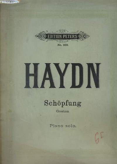 SCHOPFUNG / CREATION - PIANO SOLO - THEIL 1 + THEIL 2 + THEIL 3.