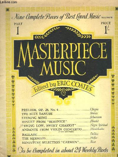 MASTERPIECE MUSIC - PART 1 : EVERING SONG + MINUET FROM 