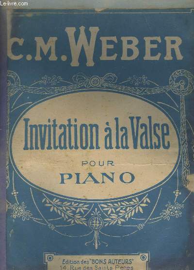 INVITATION A LA VALSE POUR PIANO.