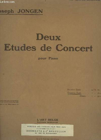 DEUX ETUDES DE CONCERT POUR PIANO.