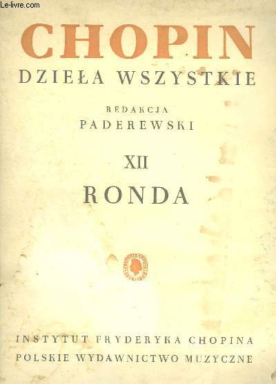 DZIELA WSZYSTKIE - 12 RONDA NA FORTEPIAN I NA 2 FORTEPIANY.