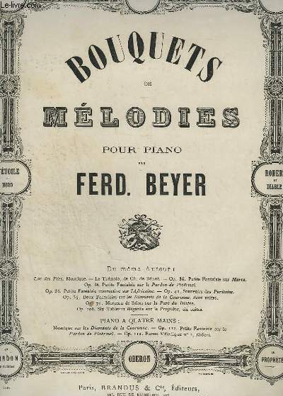 BOUQUETS DE MELODIES POUR PIANO.