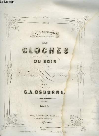 LES CLOCHES DU SOIR - NOCTURNE POUR LE PIANO OP.96.
