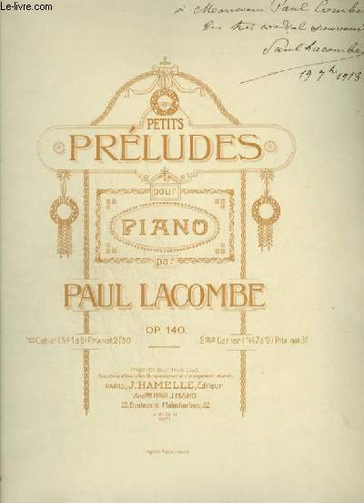 PETITS PRELUDES POUR PIANO - 2 CAHIER : 7 A 12.