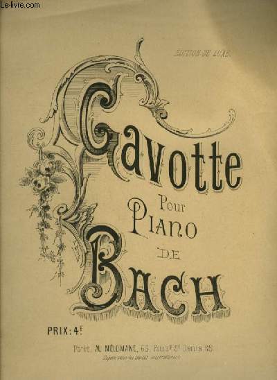 GAVOTTE - POUR PIANO.